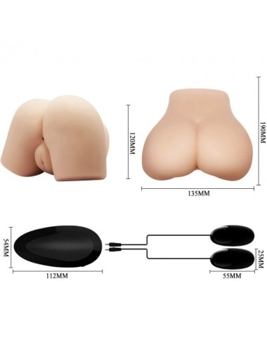 CRAZY BULL - REALISTIC ANUS AND VAGINA WITH VIBRATION POSTURE 4