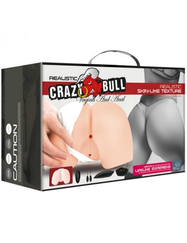 CRAZY BULL - REALISTIC ANUS AND VAGINA WITH VIBRATION POSTURE 4
