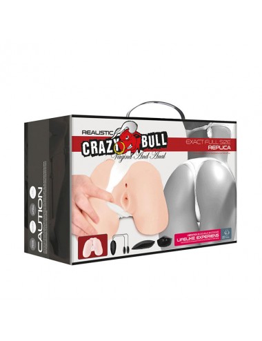 CRAZY BULL - REALISTIC ANUS AND VAGINA WITH VIBRATION POSTURE 5