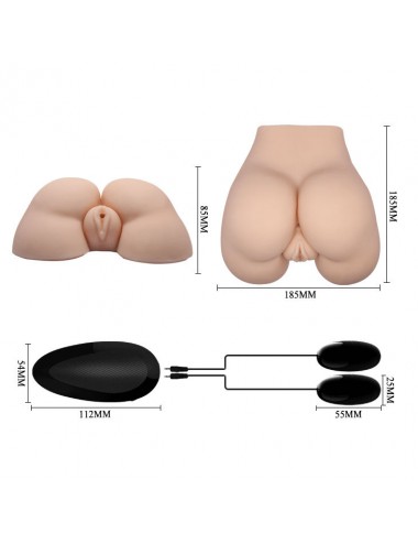 CRAZY BULL - REALISTIC ANUS AND VAGINA WITH VIBRATION POSTURE 5