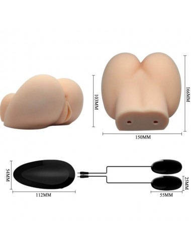 CRAZY BULL - REALISTIC ANUS AND VAGINA WITH VIBRATION POSTURE 6