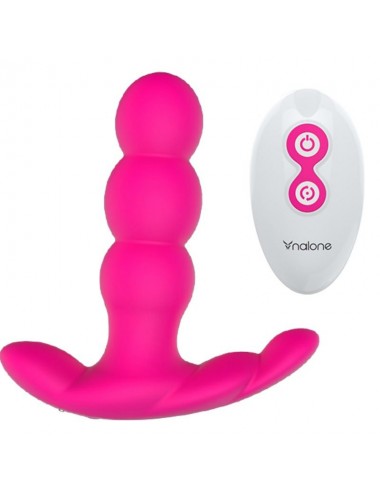 NALONE - PEARL ANAL VIBRATOR WITH REMOTE CONTROL BLACK