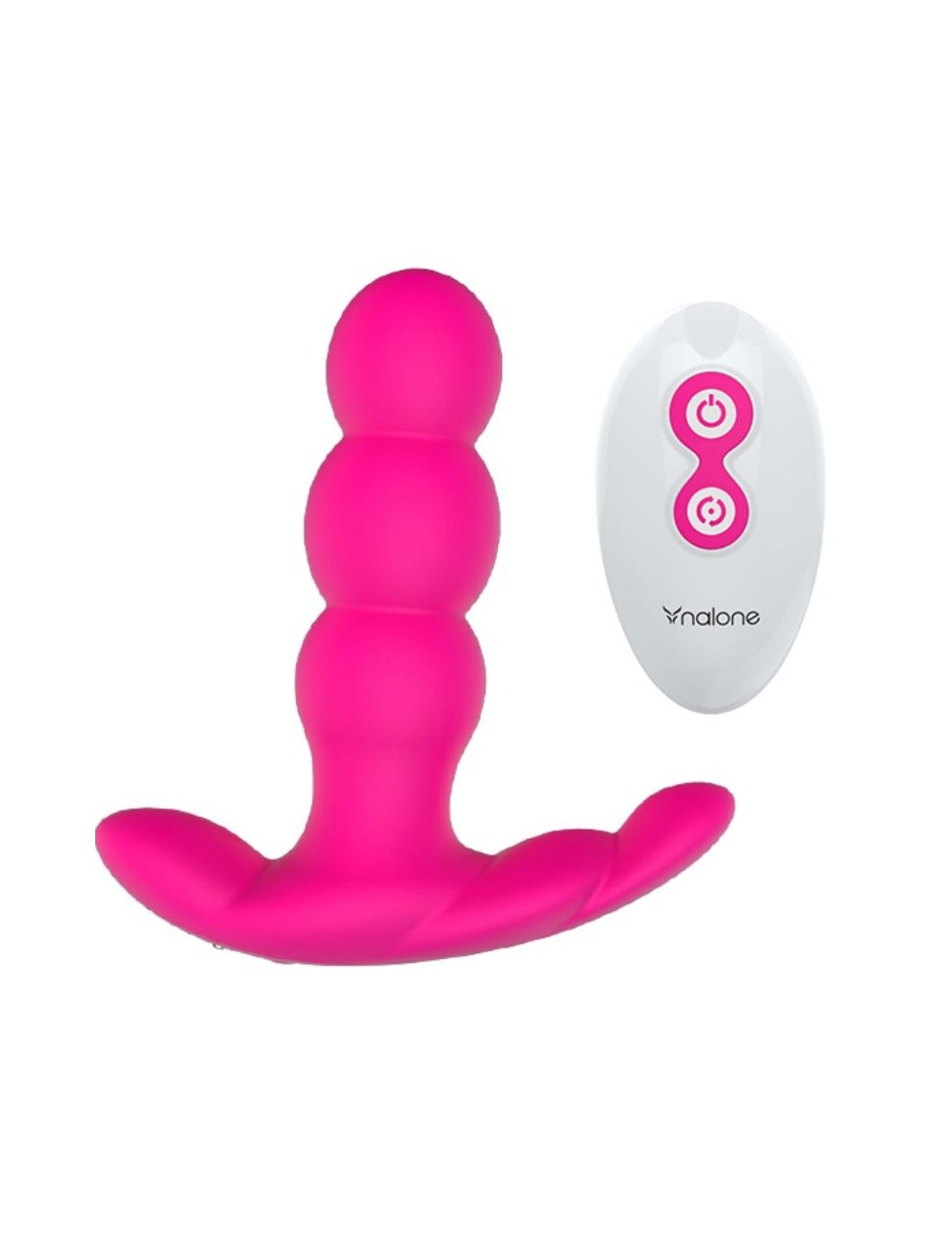 NALONE - PEARL ANAL VIBRATOR WITH REMOTE CONTROL BLACK NALONE - PEARL ANAL VIBRATOR WITH REMOTE CONTROL BLACK