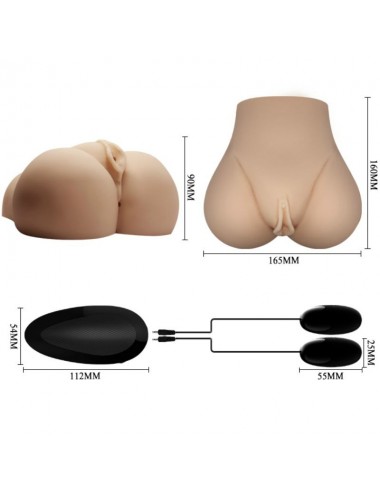 CRAZY BULL - REALISTIC ANUS AND VAGINA WITH VIBRATION POSTURE 7