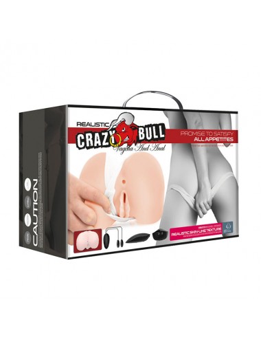 CRAZY BULL - REALISTIC ANUS AND VAGINA WITH VIBRATION POSTURE 8