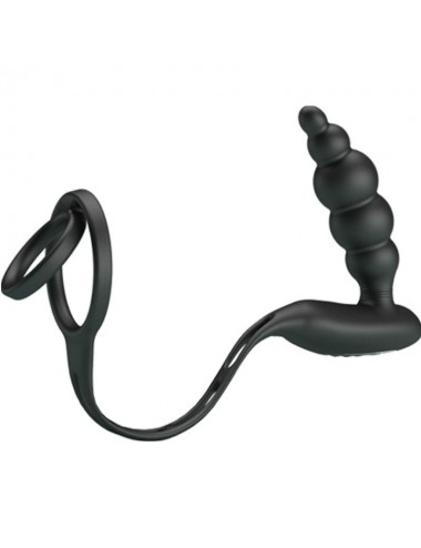 PRETTY LOVE BOTTOM - PENNIS RINGS AND VIBRATING PLUG