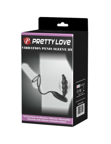 PRETTY LOVE BOTTOM - PENNIS RINGS AND VIBRATING PLUG