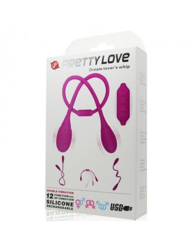 PRETTY LOVE UNISEX STIMULATING DREAM LOVER'S WHIP 2