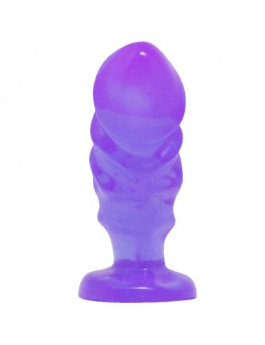 BAILE UNISEX ANAL PLUG WITH SUCTION CUP PURPLE