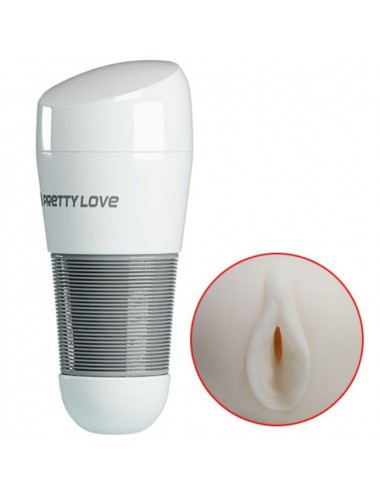 PRETTY LOVE KITTY WHITE MASTURBATOR VAGINA