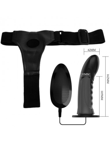 PRETTY LOVE MARVIN VIBRATING STRAP ON AND HOLLOW DILDO