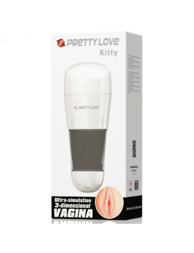 PRETTY LOVE KITTY WHITE MASTURBATOR VAGINA 2