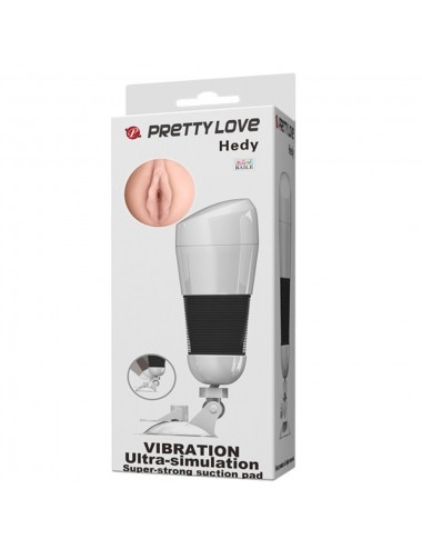 PRETTY LOVE HEDY VIBRATING WHITE MASTURBATOR VAGINA