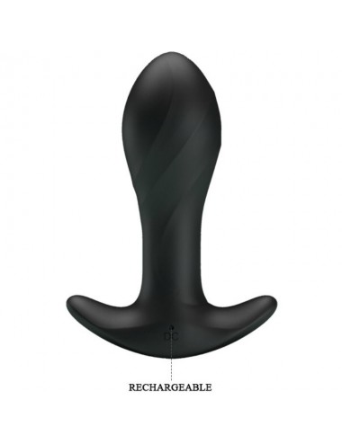 PRETTY LOVE ANAL PLUG MASSAGER BLACK