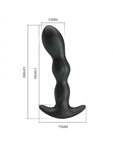 PRETTY LOVE ANAL MASSAGER 12 FUNCTIONS VIBRATION