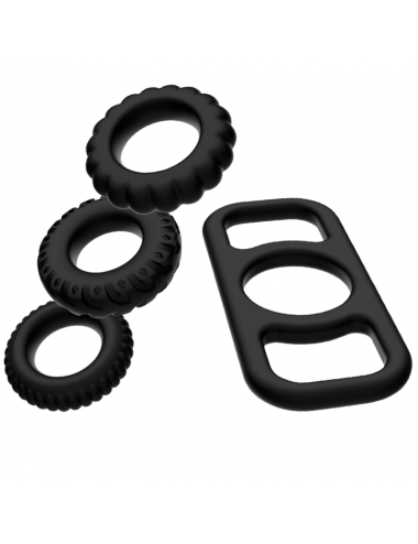 ADDICTED TOYS COCK RING SET 4 PIECES