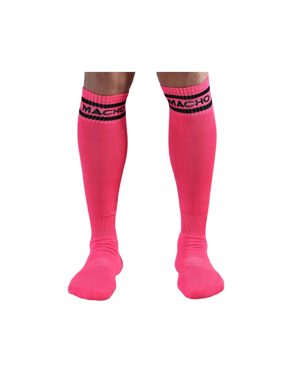 MACHO MALE LONG SOCKS ONE SIZE - PINK