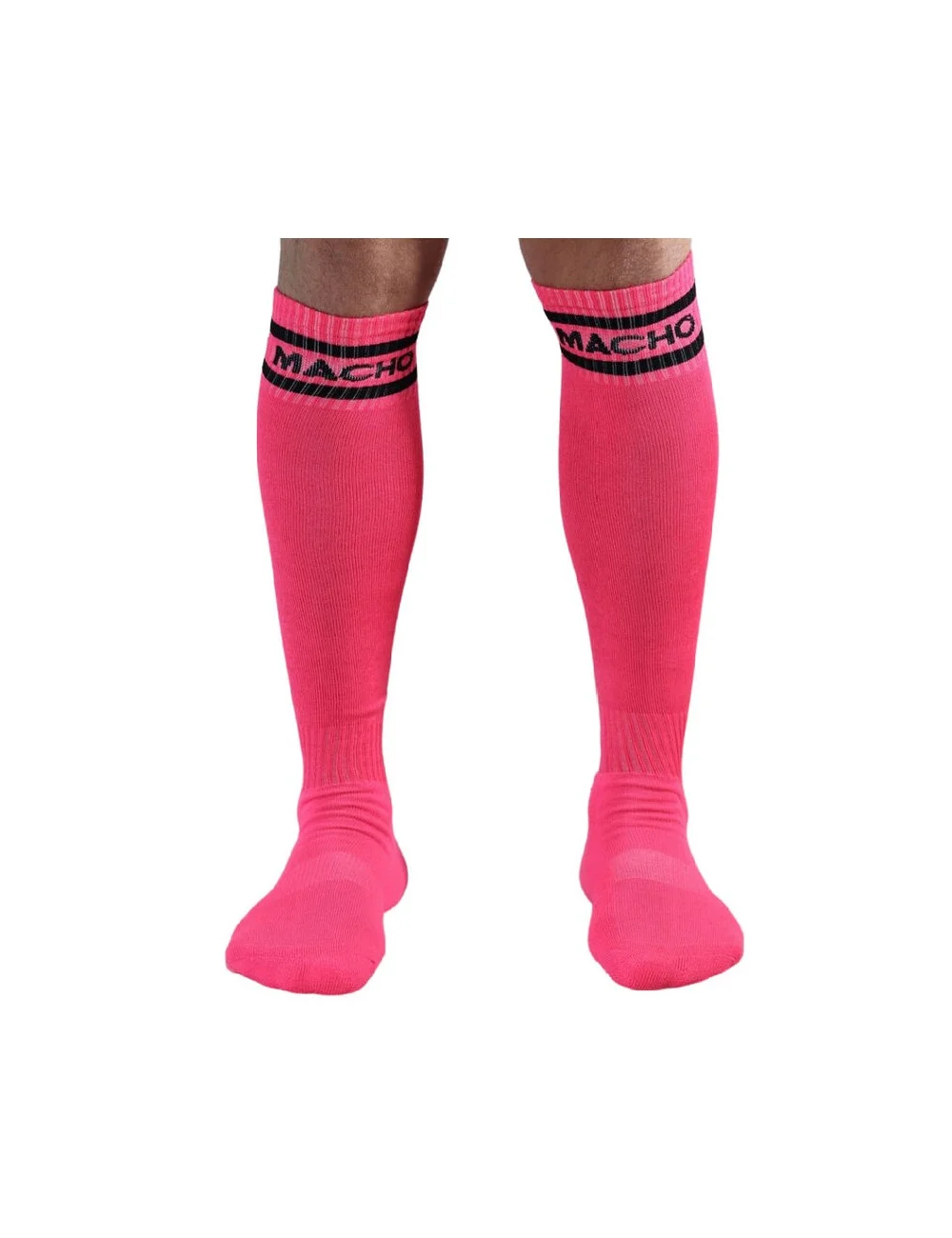MACHO MALE LONG SOCKS ONE SIZE - PINK