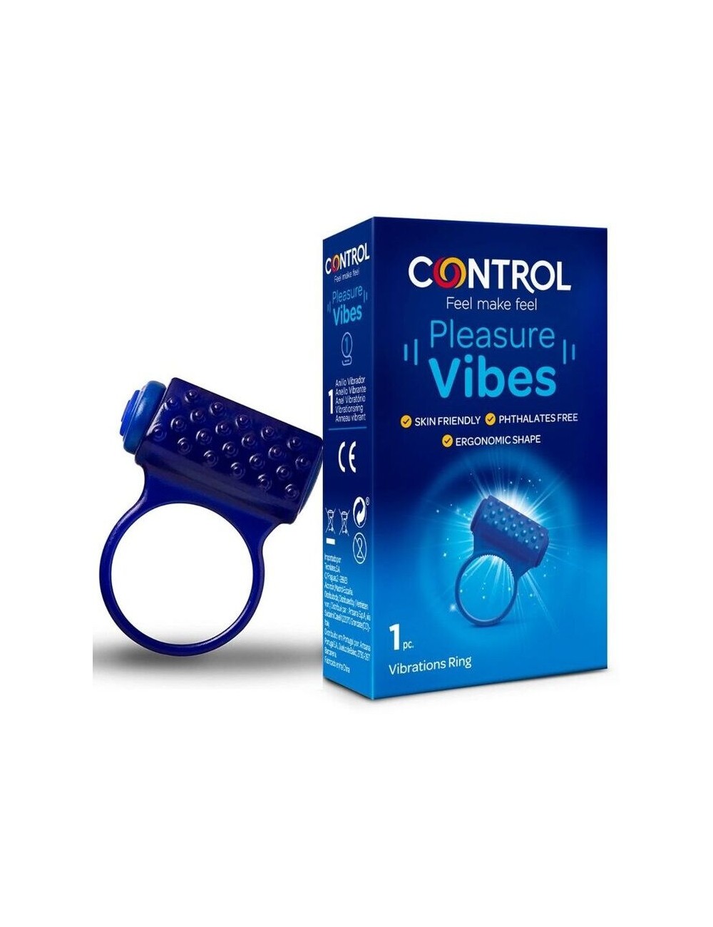 CONTROL PLEASURE VIBES VIBRATING RING