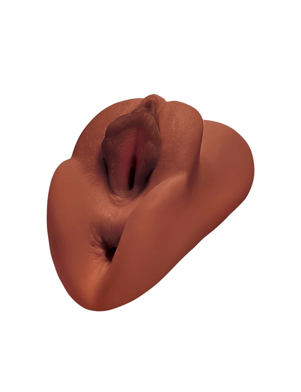 PDX PLUS+ PERFECT PUSSY DOUBLE STROKER - BROWN
