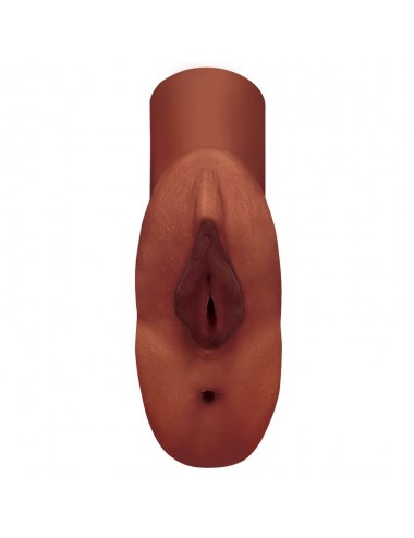 PDX PLUS+ PERFECT PUSSY DOUBLE STROKER - BROWN