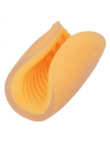 CALEX BEADED GRIP MASTURBATOR - ORANGE