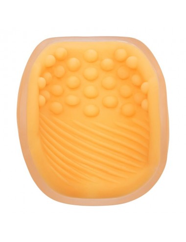 CALEX BEADED GRIP MASTURBATOR - ORANGE