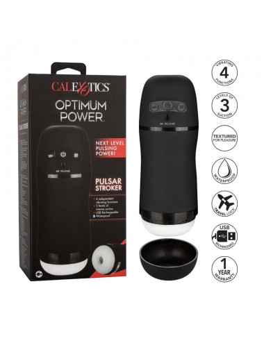 CALEX OPTIMUM POWER STROKER VIBRATING AND SUCTION FUNCTIONS