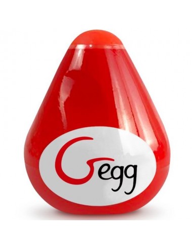 GVIBE TEXTURED AND REUSABLE EGG - RED