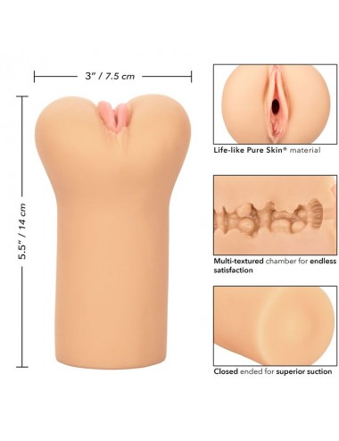 CALEX BOUNDLESS VULVA STROKER - LIGHT SKIN