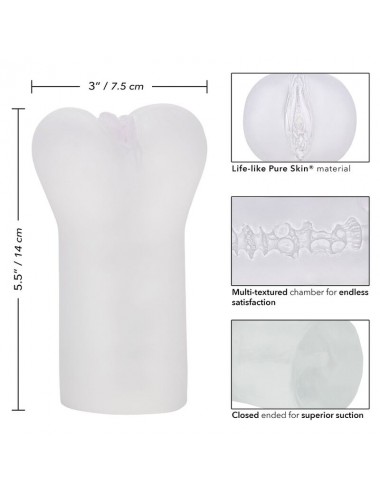 CALEX BOUNDLESS VULVA STROKER - TRANSPARENT