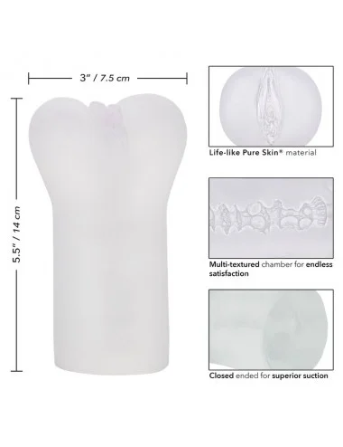 CALEX BOUNDLESS VULVA STROKER - TRANSPARENT