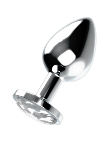 OHMAMA ANAL PLUG METAL - WHITE L