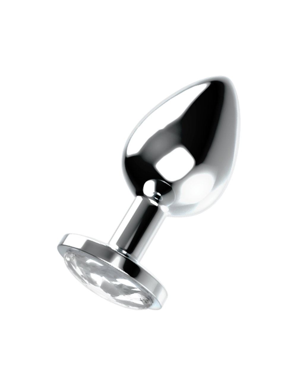 OHMAMA ANAL PLUG METAL - WHITE L