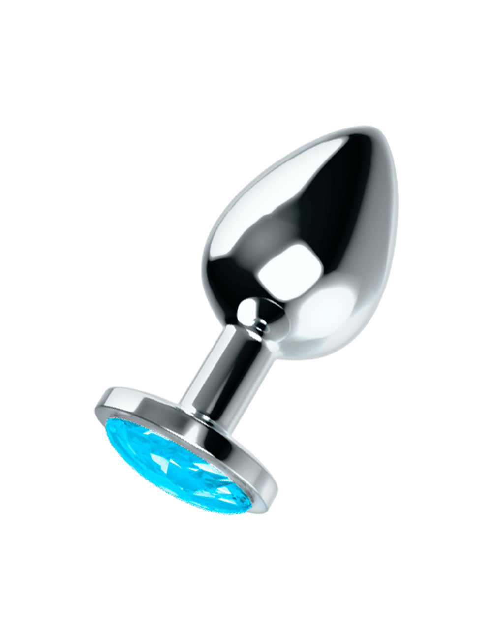 OHMAMA ANAL PLUG METAL - BLUE L OHMAMA ANAL PLUG METAL - BLUE L