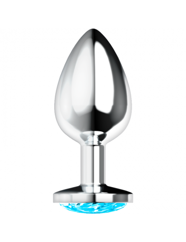 OHMAMA ANAL PLUG METAL - BLUE L