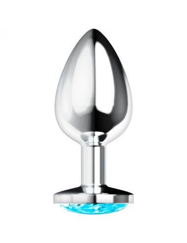 OHMAMA ANAL PLUG METAL - BLUE L