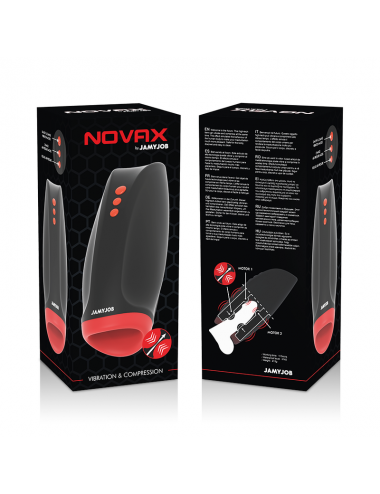 JAMYJOB NOVAX MASTURBATOR WITH VIBRATION AND COMPRESSION
