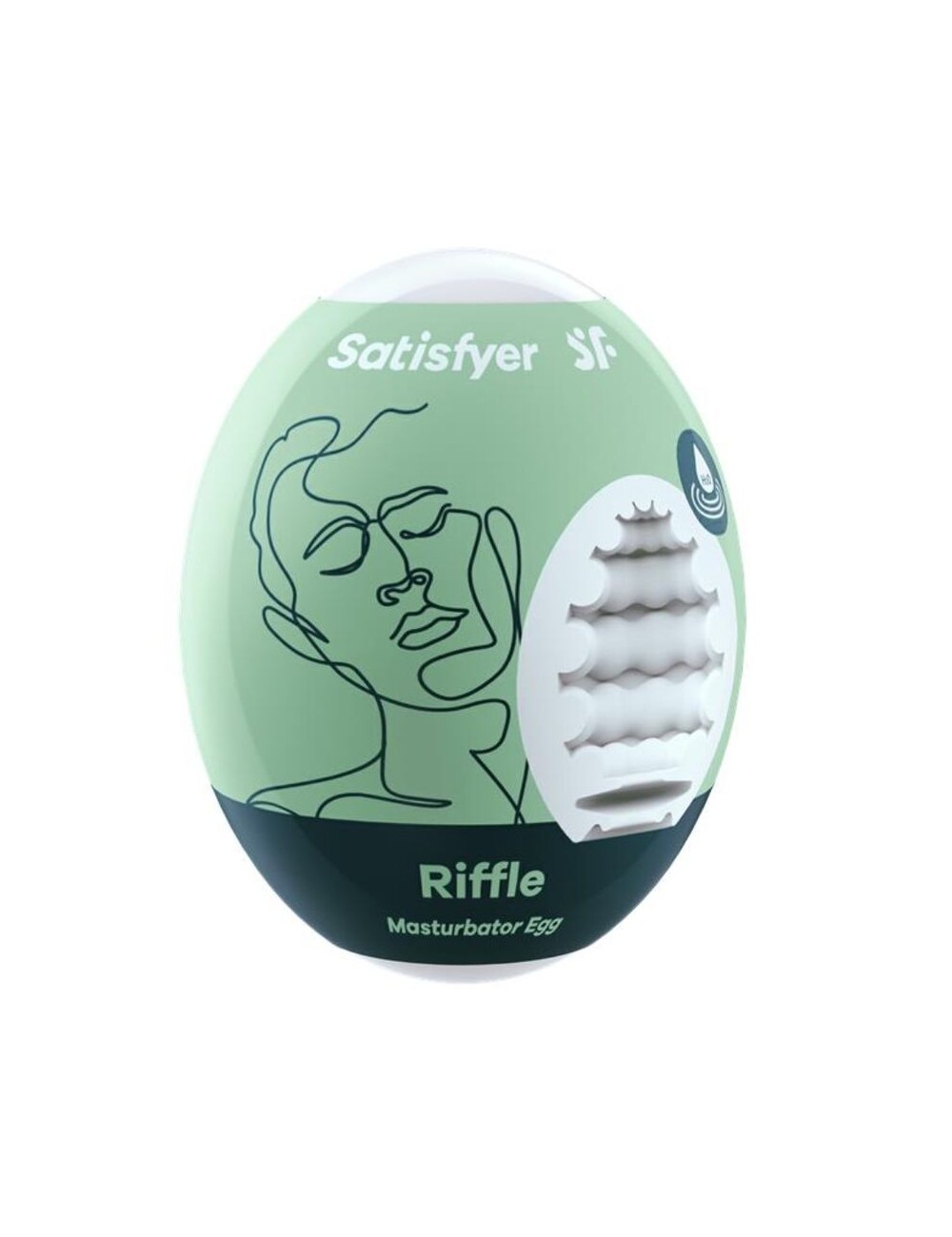 SATISFYER RIFFLE MASTURBATOR EGG SATISFYER RIFFLE MASTURBATOR EGG
