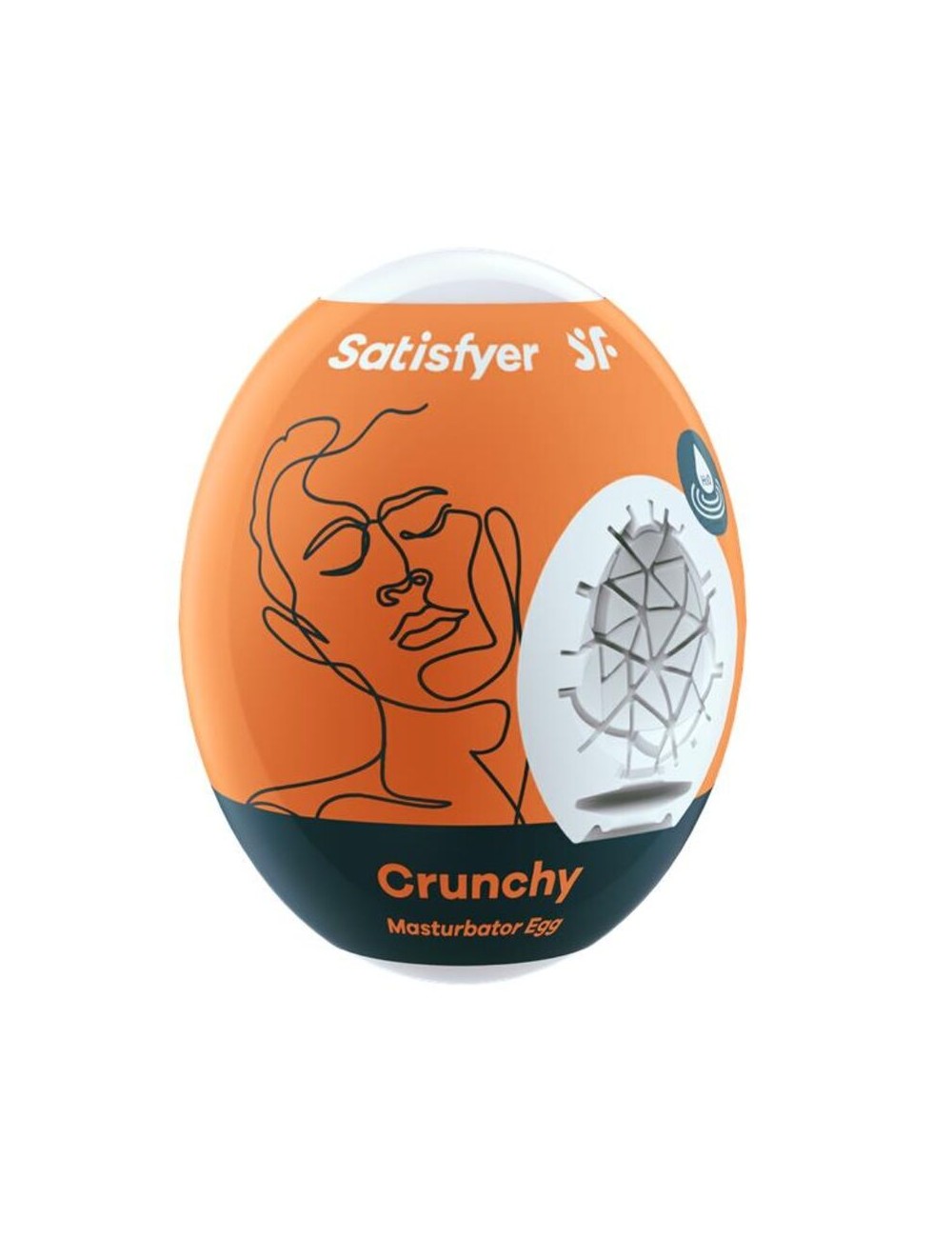 SATISFYER CRUNCHY MASTURBATOR EGG SATISFYER CRUNCHY MASTURBATOR EGG