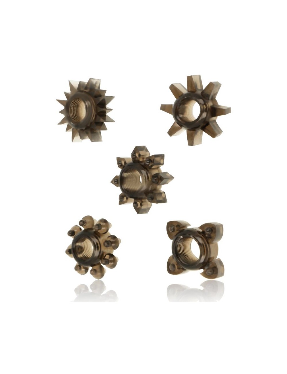 OHMAMA SET 5 SILICONE RINGS PENIS AND TESTICLES