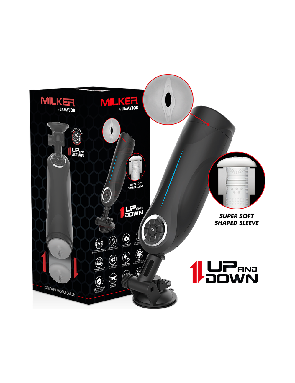 JAMYJOB MILKER STROKER UP AND DOWN FUNCTION JAMYJOB MILKER STROKER UP AND DOWN FUNCTION
