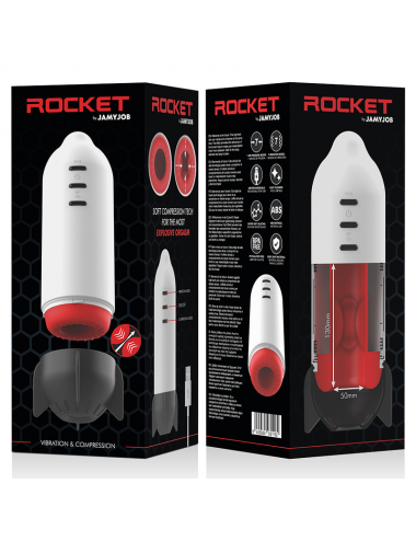 JAMYJOB ROCKET MASTURBATOR SOFT COMPRESSION TECH AND VIBRATION