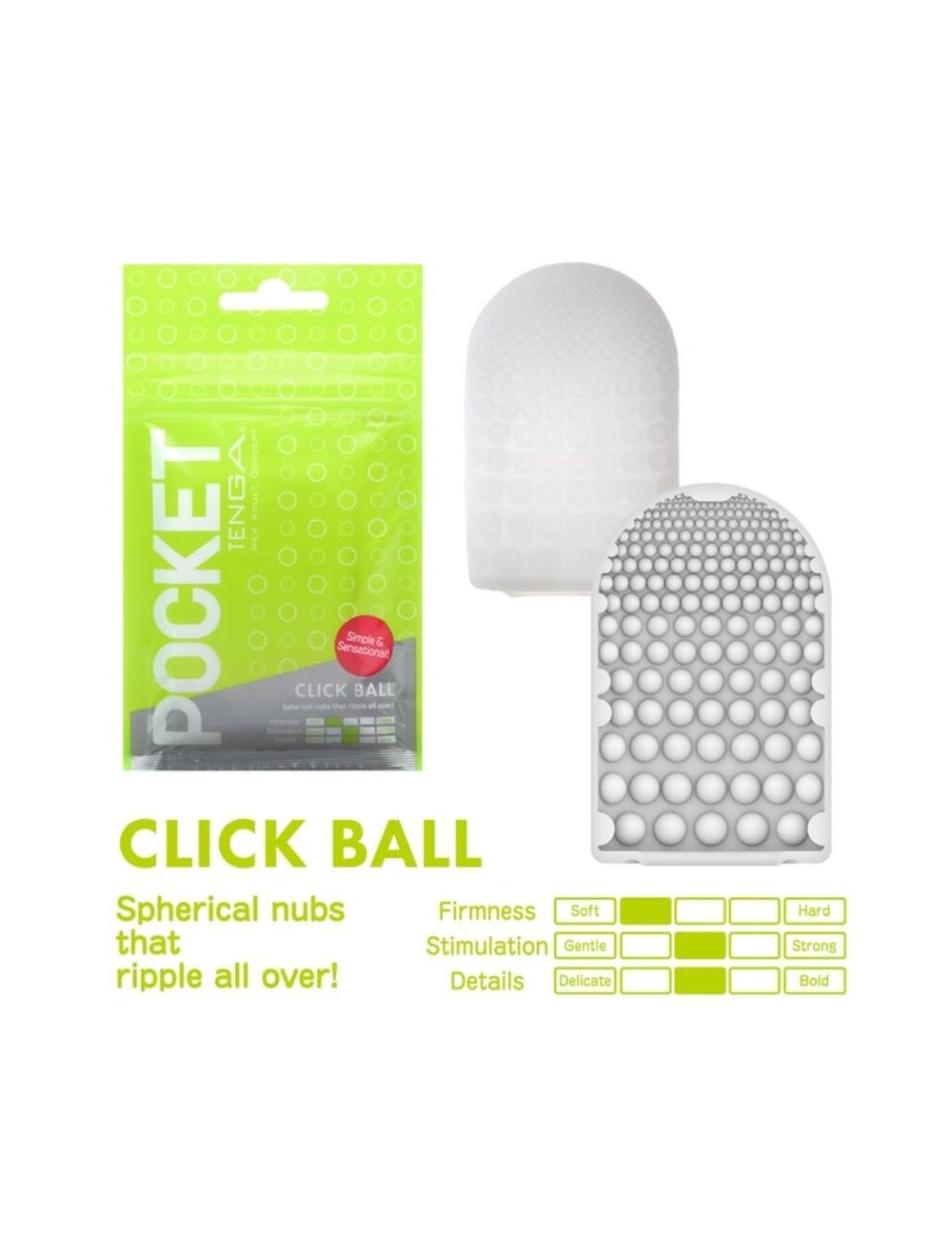 TENGA CLICK BALL POCKET STROKER TENGA CLICK BALL POCKET STROKER