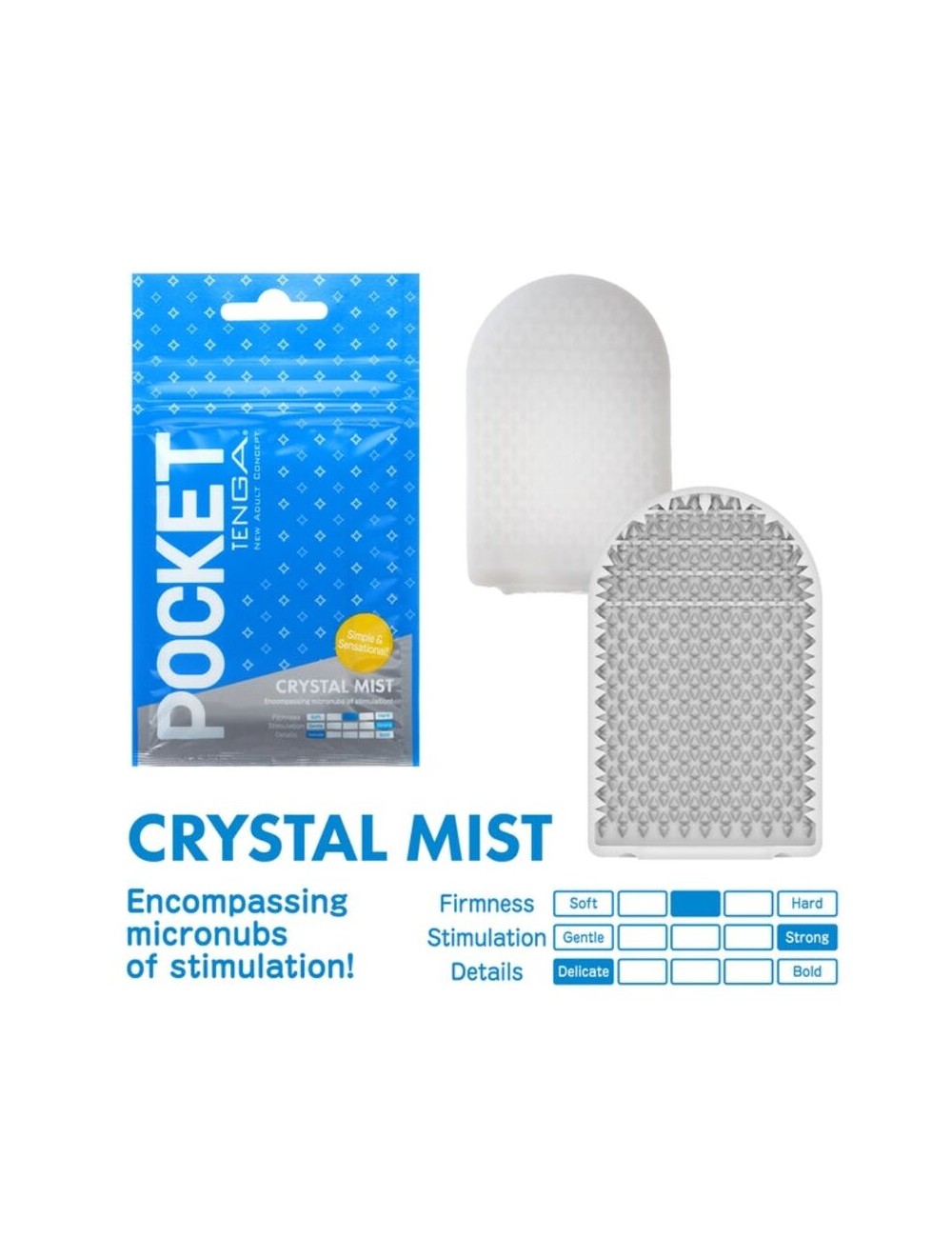 TENGA CRYSTAL MIST POCKET STROKER TENGA CRYSTAL MIST POCKET STROKER