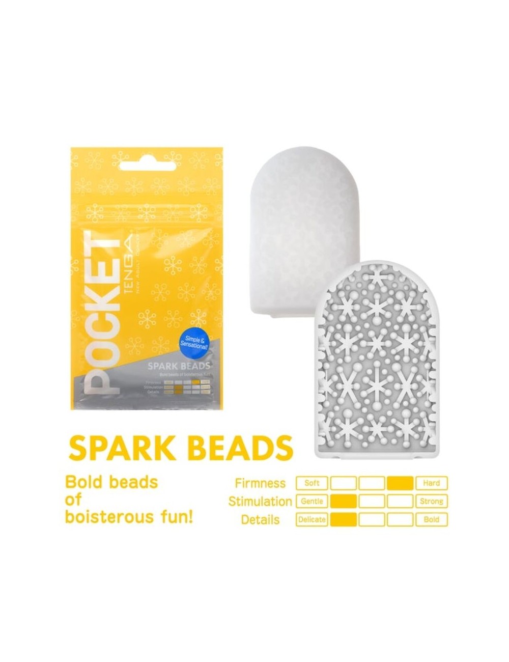 TENGA SPARK BEARDS POCKET STROKER TENGA SPARK BEARDS POCKET STROKER