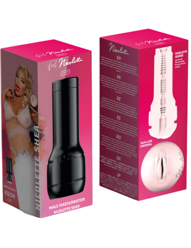 KIIROO KEON + FEEL NICOLETTE SHEA STROKER + AQUA QUALITY LUBE 50 ML