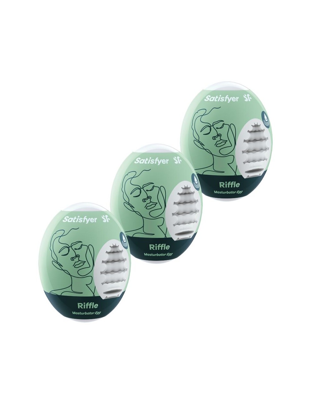 SATISFYER 3 MASTURBATOR EGGS - RIFFLE SATISFYER 3 MASTURBATOR EGGS - RIFFLE