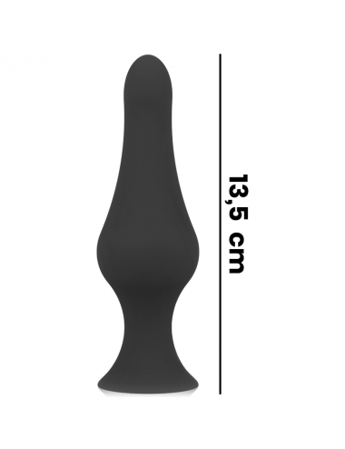 OHMAMA SILICONE ANAL PLUG SET - BLACK