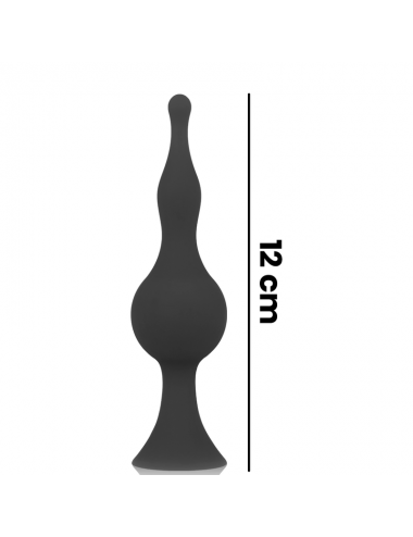 OHMAMA SILICONE ANAL PLUG SET - BLACK
